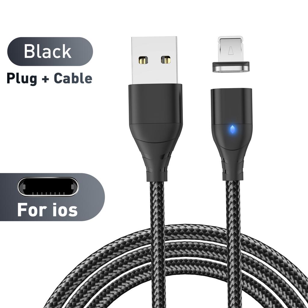 Magnetic Fast Charging Micro USB Type C Cable For Samsung Realme Oneplus Huawei Mobile Phone Magnet Wire Data Cord