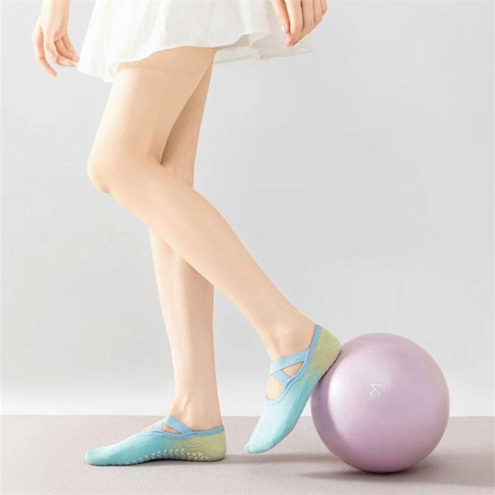 1 Pair Silicone Pilates Grip No-show Sock Indoor Dance Sport Socks New Yoga Socks