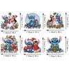 6Pcs Gift Series Diamond Art Fridge Magnet Diamond Painting Refrigerator Magnet Diamond Painting Fridge Magnet for Adults Beginners