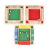 Four Sided 10 Numbers Shut The Box Board Game Set Dice 4 Players Party Number Game Board Games For Adults Families