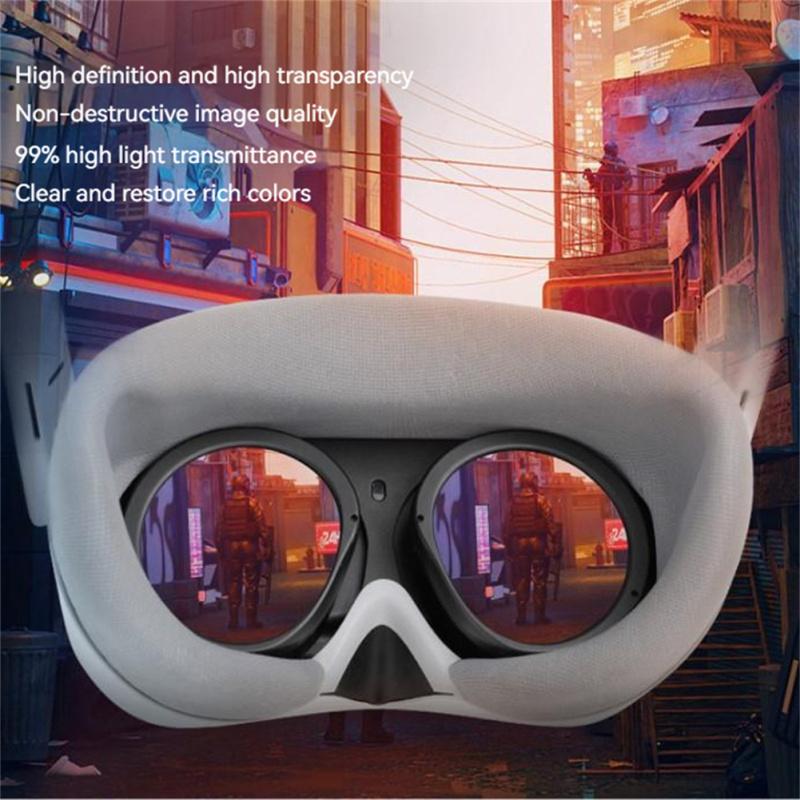 Lens Protective Film Scratch-proof Dust-proof Soft Film Compatible For Hifylux Pico 4 Vr Glasses