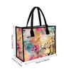 Fashion Leopard Floral Print Large Tote Bag Casual Reusable Shopping Shoulder Bag for Women Daily Use