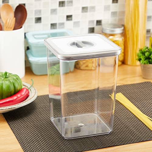 PEARL METAL Storage Container, L-Shaped, 3.5L, Airlock, H-5868