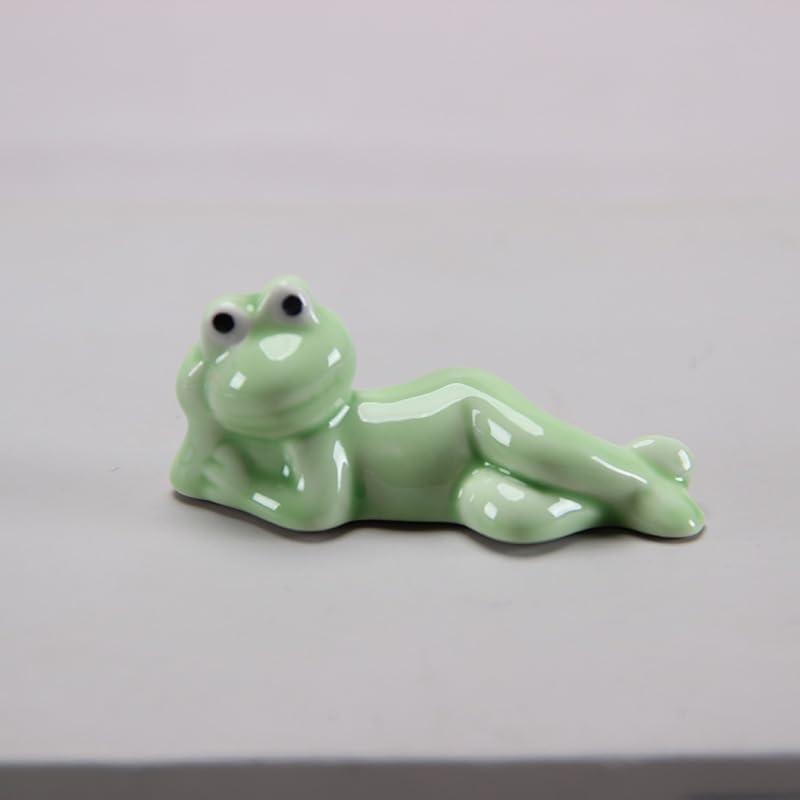 4-Piece Ceramic Frog Chopstick Rests - Cute & Stylish Tableware for Gifts