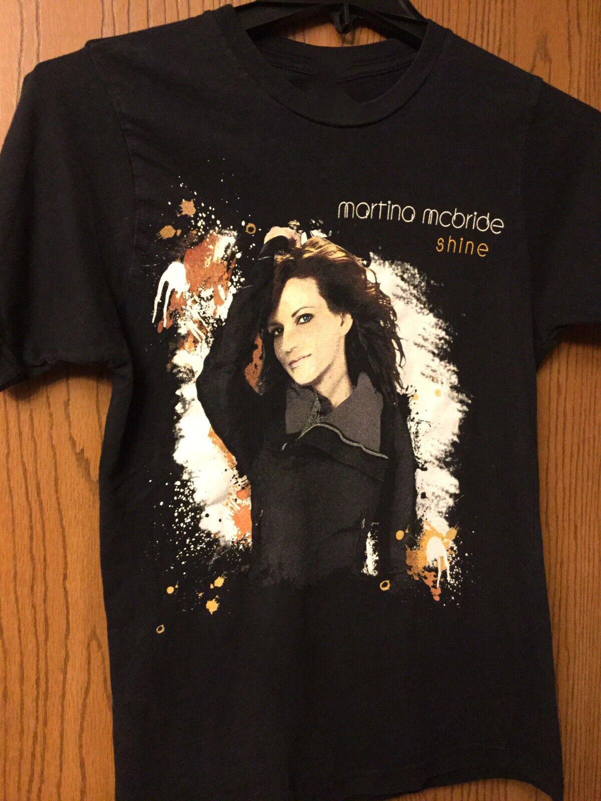 Martina McBride Shine Black Short-Sleeve Unisex T-Shirt Cotton MI585 L