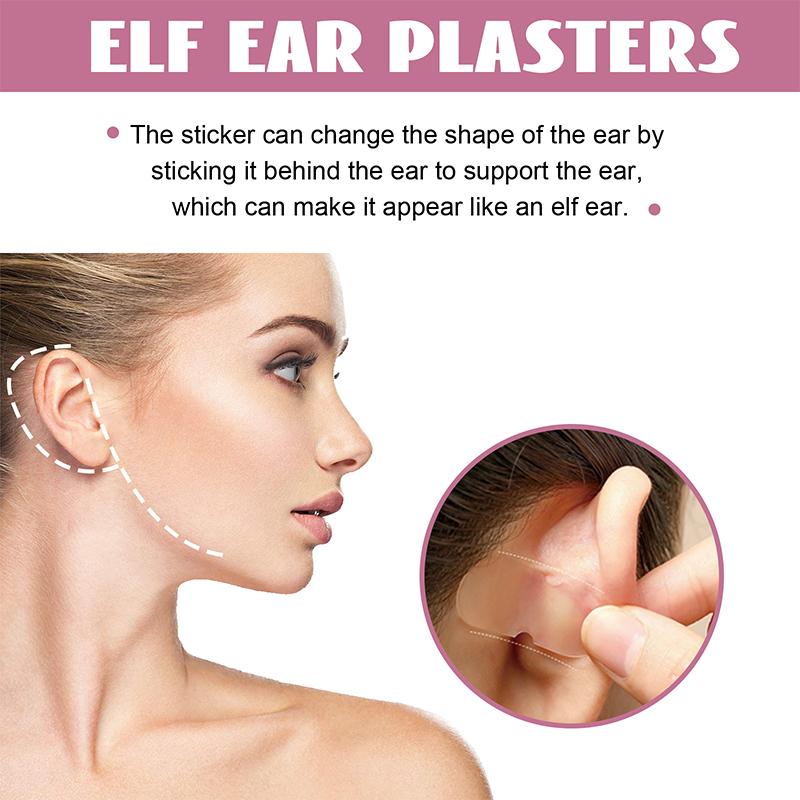 6/18/30Pcs Elf Ear Stickers Cosmetic Ear Stickers Frosted Material Stand Ear Stickers Prominent Ears Photograph Small Face