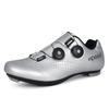 Unisex Cycling Shoes With Cleat Compatibility Road Mountain Bike Pedal Locking Footwear Reflective Design