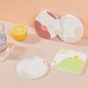 4pcs Water-absorbent Morandi Diatomite Coaster Square/Round Insulation Pad Cup Mat  Tea Room