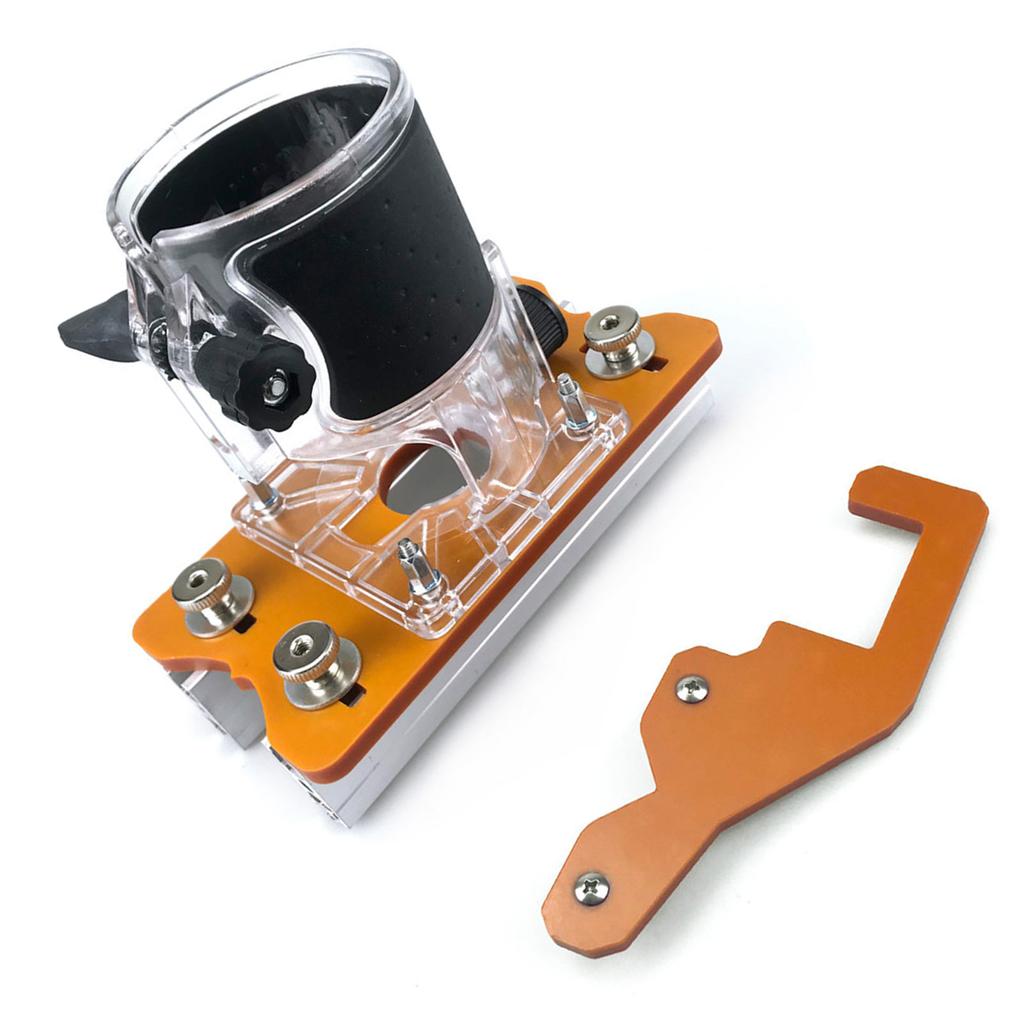 Wood Router Slotting Bracket  To 56mm Adjustable Base Trimmer Slotting Machine Bracket for Woodwork