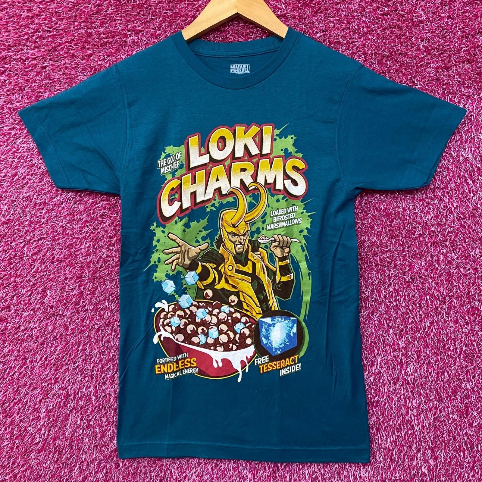 Marvel God of Mischief Loki Charms T-Shirt Extra Small M