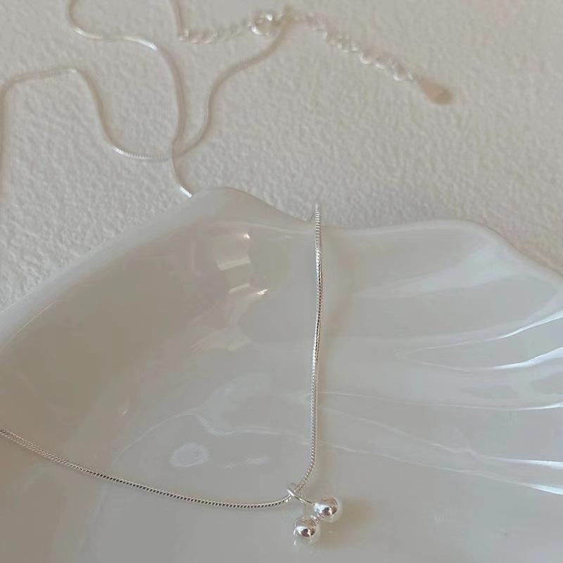 VENTFILLE 925 Sterling Silver Green Crystal Necklace for Women Girl Temperament Banquet Water Drop Jewelry Gift Dropshipping