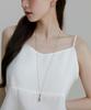 Goldndear 14Kgp Amber Drop Long Necklace