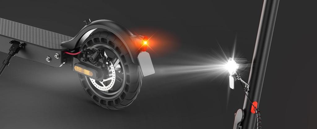 Electric scooter, foldable, street legal, 10-inch wheels, top speed 20 km/h, 36V 10AH, ABE certified, max range 40 km, max load 120 kg