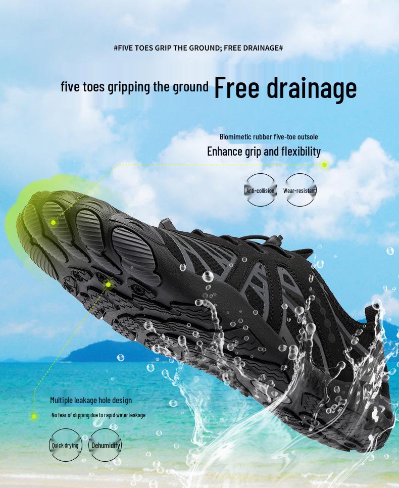 2025 Unisex Breathable Non-slip Quick-dry Lightweight Water Shoes for Outdoor Sports & Swimming