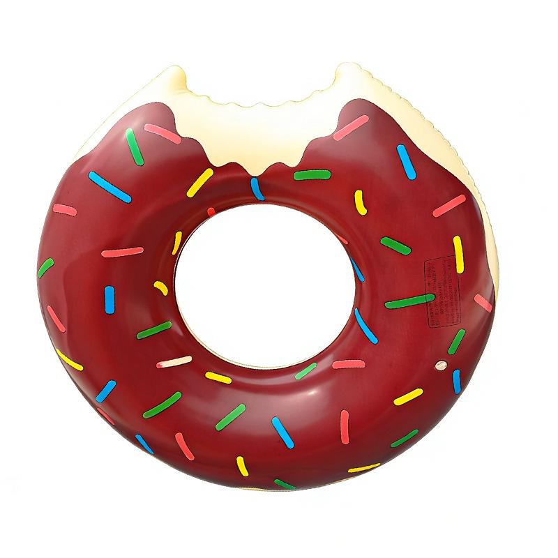 Starry Sky Sequin Mermaid Swim Ring: Thickened Inflatable Children's Float