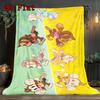 Super Monkey Ball 2D Flat Pattern Flannel Blanket High Quality All Seasons Warmth and Comfort Perfect for Christmas Gifts.DMT0925338
