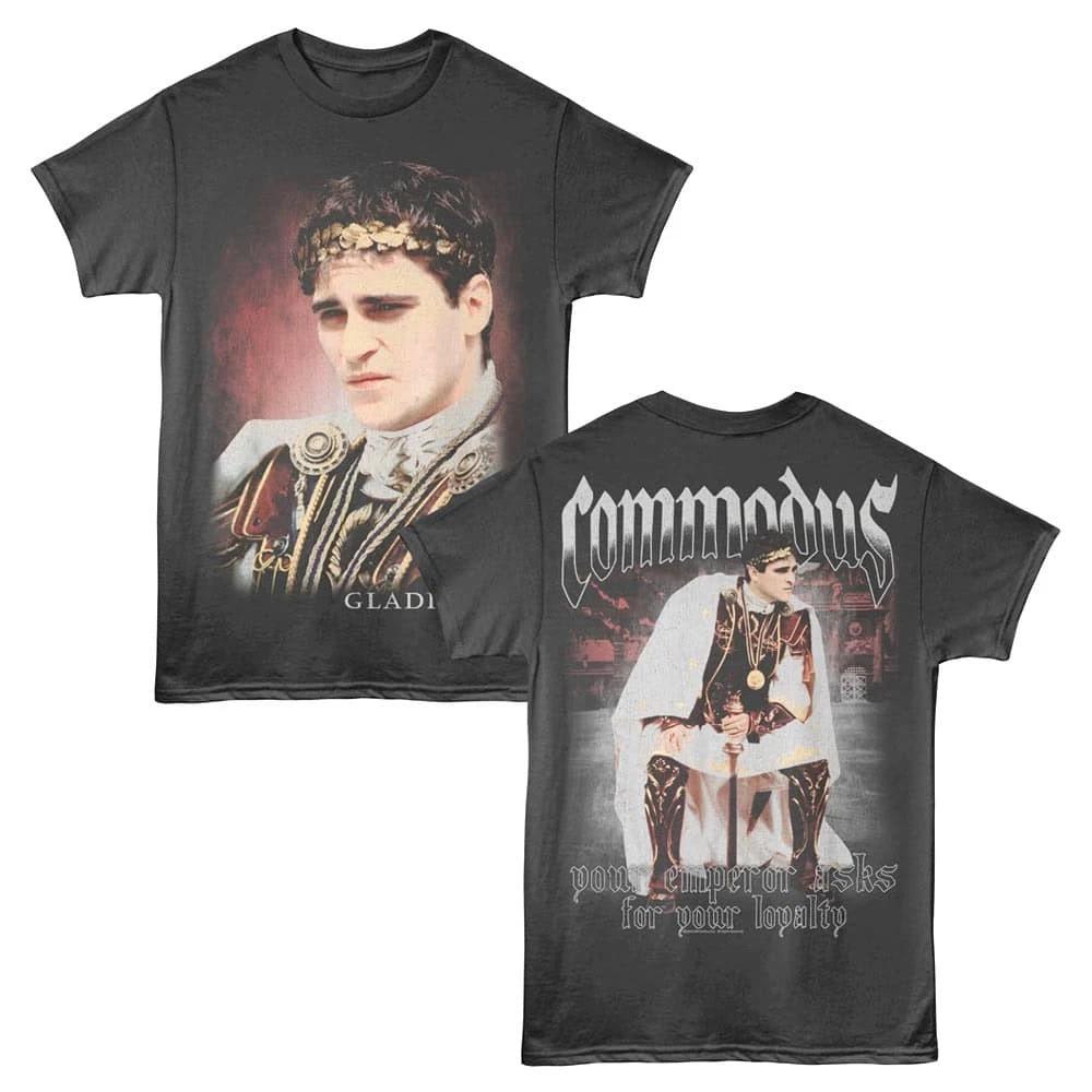 Gladiator Emperor Commodus Asks for Loyalty Men s T Shirt S