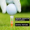10 stuks Plastic Golf Tees Vierkoppig Ontwerp Professioneel Verminderen Wrijving Serverende Pinnen 83mm Kleurrijke Korte Tees Oefenen Training Golfbalhouder Golf