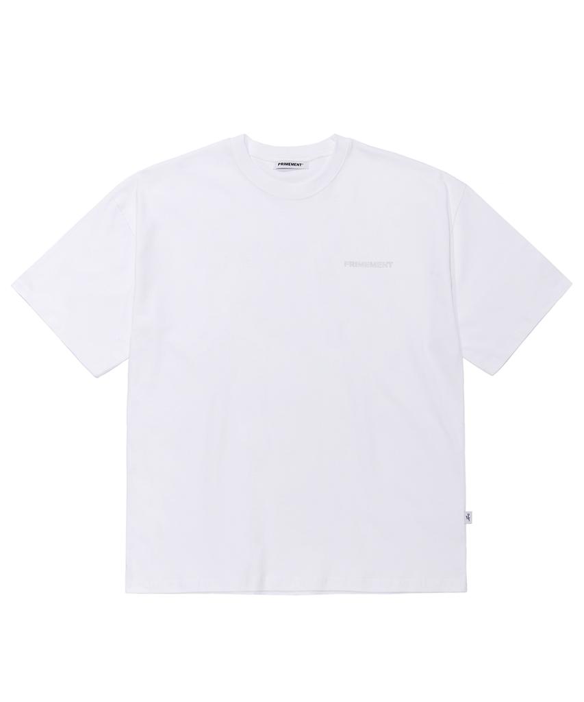 PRIMEMENT 3M Scotch Oversized Short Sleeve Tee White