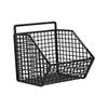 Grid Storage Baskets, Metal Wire Basket Wall Mount, Hanging Kitchen Baskets for