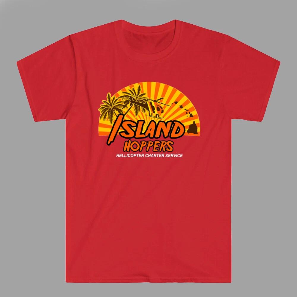 Island Hoppers Magnum PI Symbol Men s Red Size S-3XL S