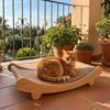 Bogenförmiger Haustier-Lounge-Stuhl Abnehmbares Hundebett Stühle Multifunktionale Katzen-Schlafbetten für Katzen Hunde
