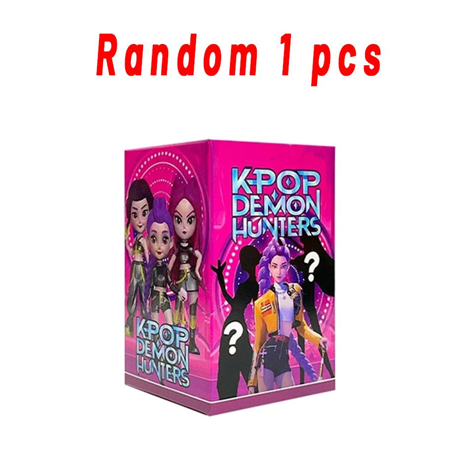 Anime Figure K-pop Demon Hunters with Box Kawaii Boys Girls Gifts For Kids Fans Halloween Christmas Figure Decorative Gifts