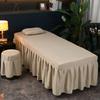 Custom Size with Hole Beauty Salon Massage Table Bed Sheet Bedskirt Skin-Friendly Massage Sheet SPA Full Cover Funda Camilla