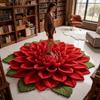 3D Flower Floor Mat Absorbent Large Flower Area Rug Non-Slip Bathroom Rug Bedroom Carpet for Living Room Kitchen