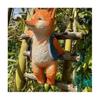1 Pcs Cute Fox Garden Outdoor Courtyard Home Creative Decoration Small Ornaments Resin Crafts Horticultural Animal Pendants