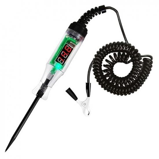 

Test Light 3-48V LED Digital Display, Circuit Tester with Voltmeter and Dual
