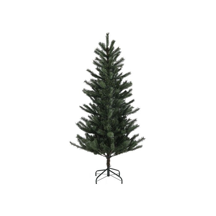 HOMCOM Sapin De Noël Artificiel 180cm Avec 467 Pointes Ignifugées,pliable, Support En Acier Pour Une Décoration De Noël Festive,vert