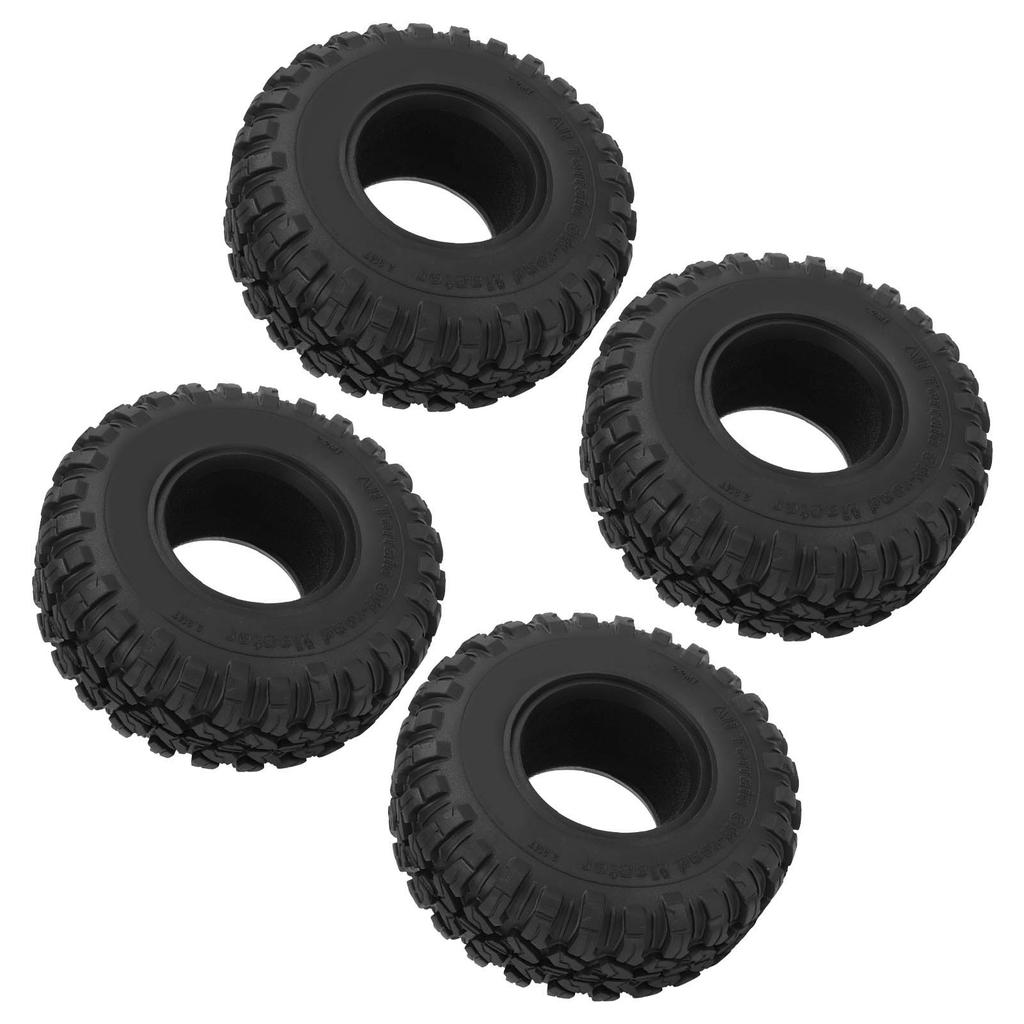 4 Stück RC Gummireifen 2,2 Zoll Stoßdämpfend Universal RC Crawler Räder für Traxxas Autos