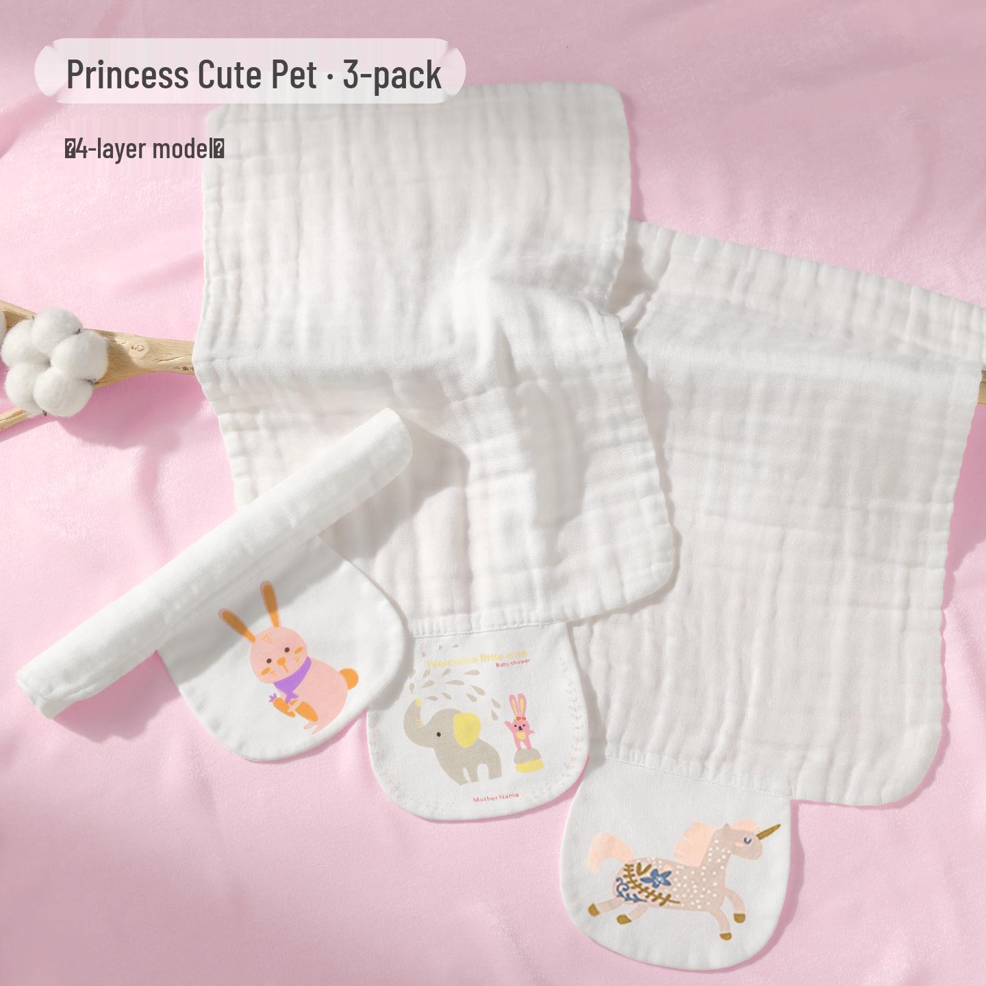 Children s Large Pure Cotton Sweat-Absorbing Back Pad Towel for Students and Babies