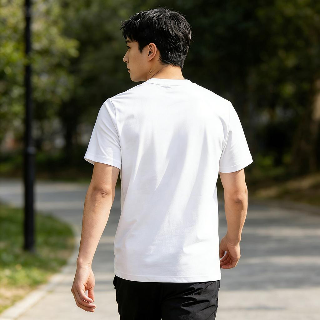 Adidas Sports Fashion Casual Round Neck Short Sleeve T-Shirt Unisex Tops ADICLTS24CS-WB