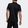 Adidas Polo Shirts Men's Black Polo Collar Moderate Straight Fit DW6888