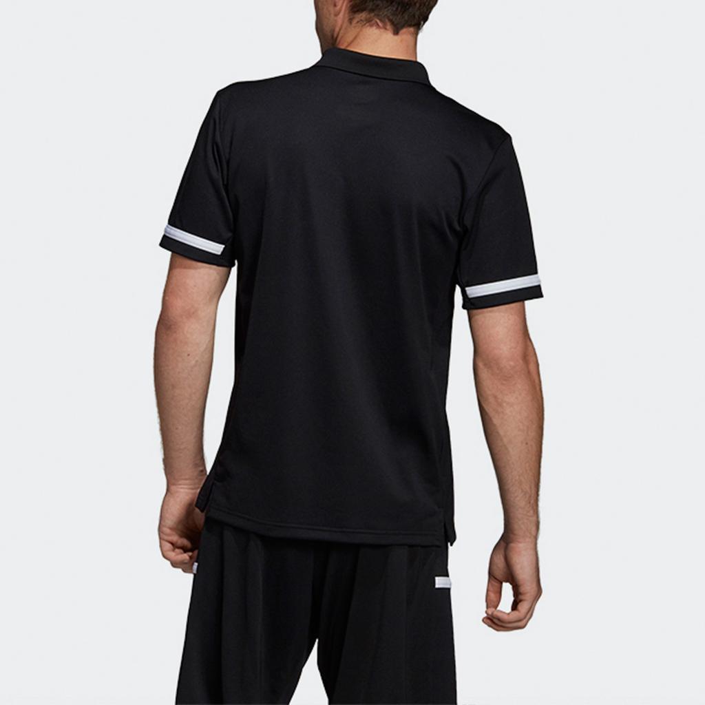 Adidas Polo Shirts Men's Black Polo Collar Moderate Straight Fit DW6888