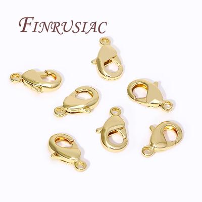 18K Gold Plated Lobster Clasps For Bracelets,Spring Clasps For Jewelry,DIY Jewelry Making Supplies,Connectors Clasp Accessories
