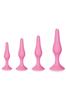 Set of 4 Pink Anal Pleasure Plugs Cc5700900050
