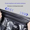 Yizhixuan Heavy-Duty Black Flat-Top Trash Bags