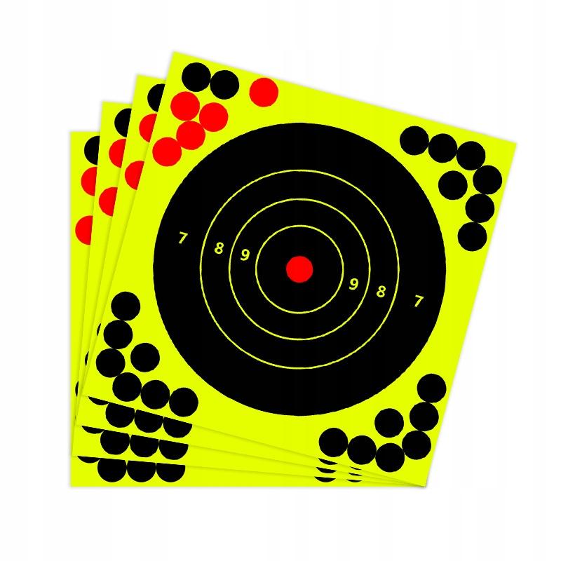 Shooting Splitter Target Self-Adhesive Splatter Stickers 20.3Cm 50Pcs