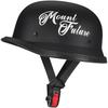 Universal Unisex Retro German Style Motorcycle Helmet Half Shell Suitable for All Seasons Motorbike Headgear