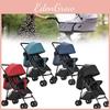 Versatile Convertible Baby Stroller Lightweight Easy Foldable Umbrella Pram For Infants