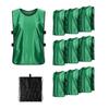 Adult Basketball Solid Set of with Storage Breathable and for Sports and Soccer [V.SHOEI88] Bibs, Color, Mesh, 10, Bag, Lightweight, Basketball,