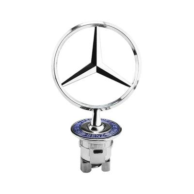 Autoaufkleber 2025 Heiß 1 Stück 44mm Mercedes Benz Motorhaubenlogo für Mercedes Benz E S W202 W203 W204 W208 W210 W220 W221