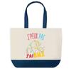 Tote Bag - PLANETEE - I Can't BMX - Blue - Cotton - 40 X 45 Cm