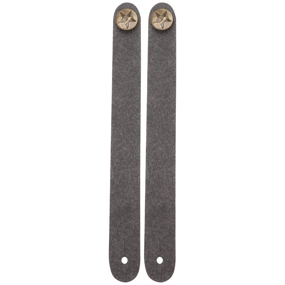 6PCS Leather Material Guitar Neck Strap Tie Black Guitar Strap Lock Headstock Strap Tie For Guitars