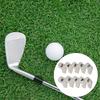 10Pcs Golfs Iron Head Cover Thick PU Leather Golfs Head Cover Replacement Headcover Protective Cover Easy to Use