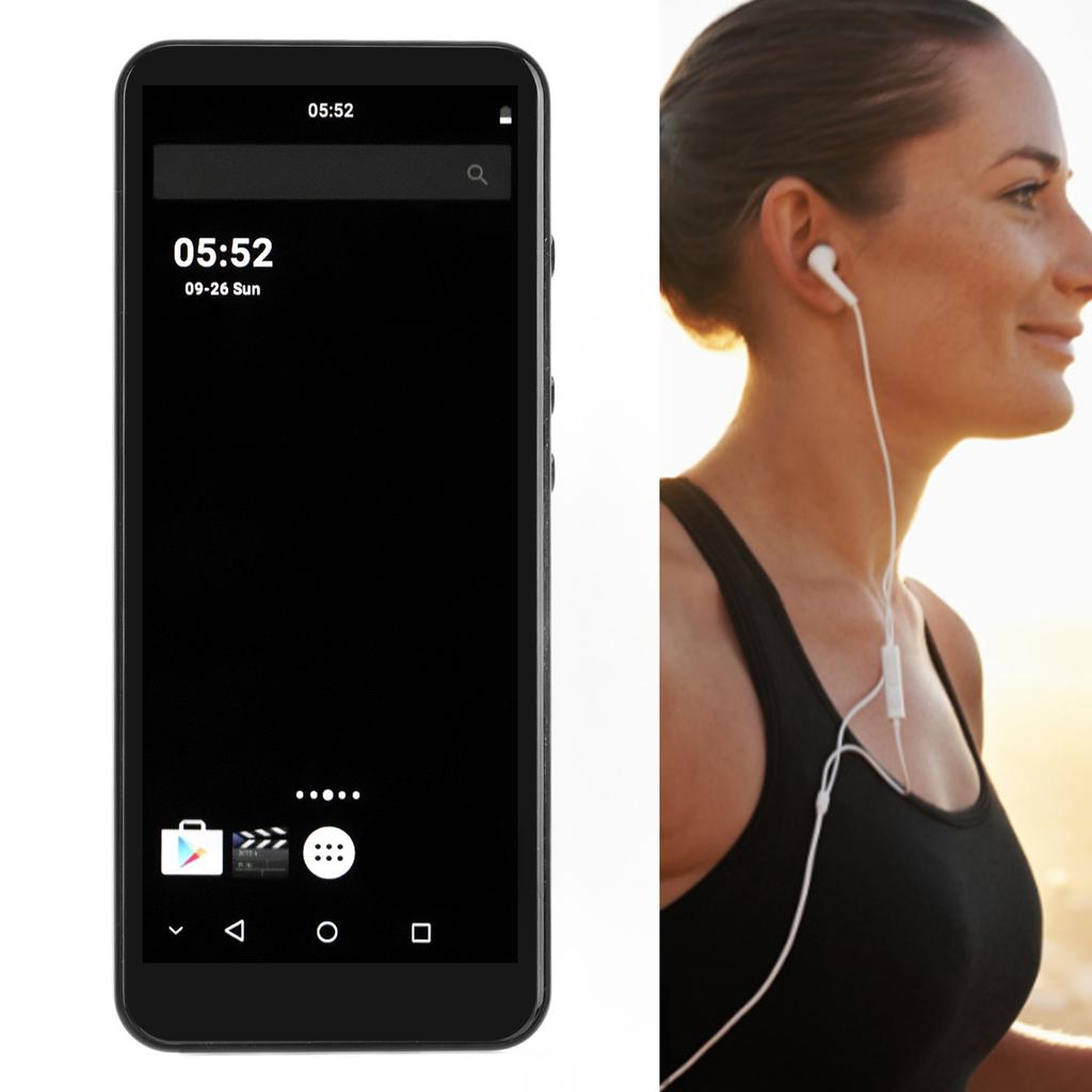MP4 Player Portable 5.0 Inch HD WiFi Music Player for Sports Running