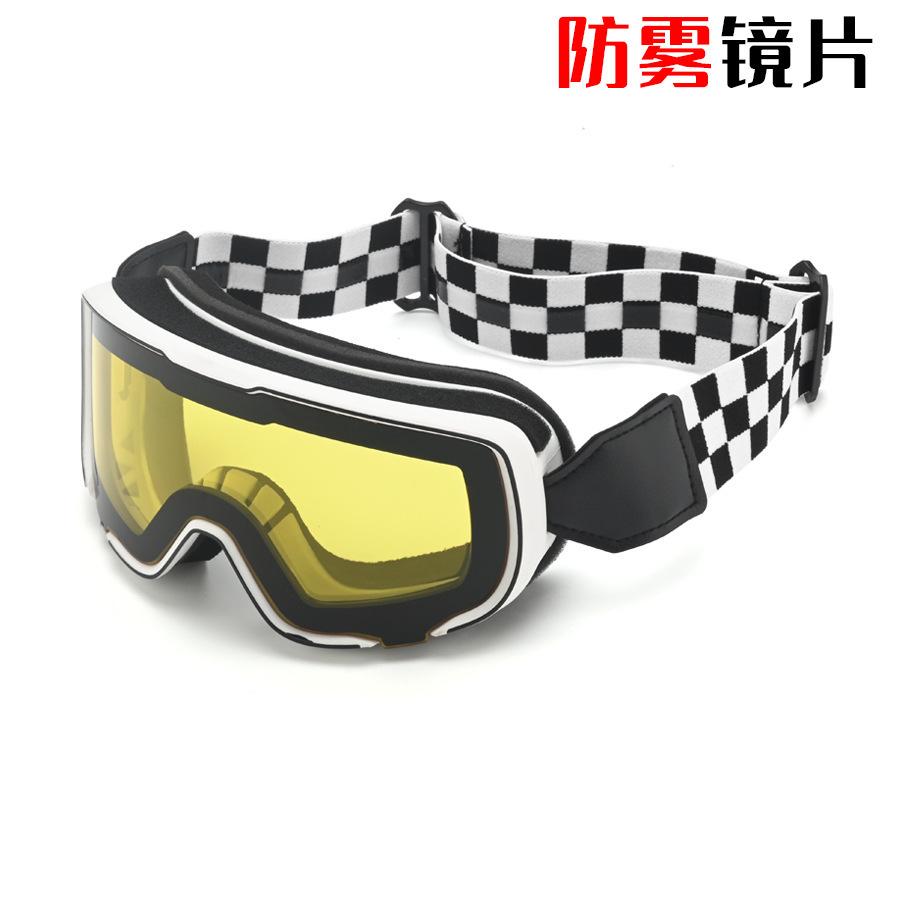Anti-fog glasses for skiing and outdoor sports, 100% cycling goggles, wind and sand protection, motorcycle Harley helmet goggles